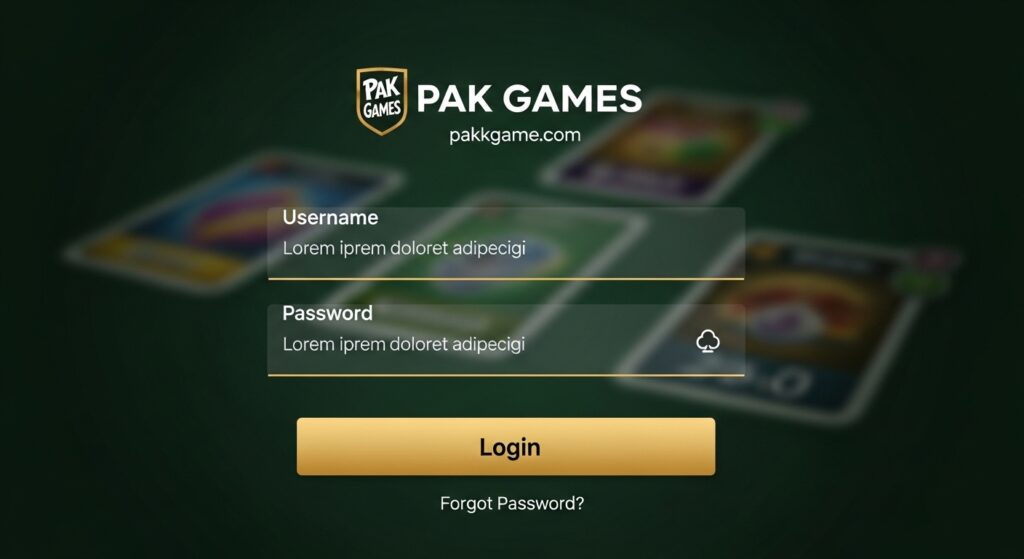 pak game login