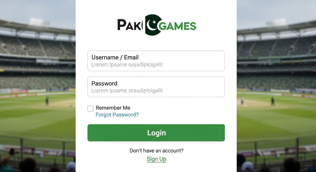 pak game login